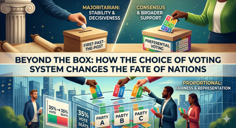 Beyond the Box: How the Choice of Voting System Changes the Fate of Nations